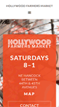 Mobile Screenshot of hollywoodfarmersmarket.org